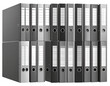 © Sujon Shah - Monochrome Metal Binders Transparent Set: Isolated on Transparent Background png