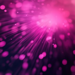 Canvas Print - abstract pink light streaks radiating upwards with bokeh effect creating a dreamy and ethereal atmos