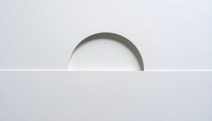 Poster - Contemplative art installation modern gallery minimalist design indoor abstract perspective
