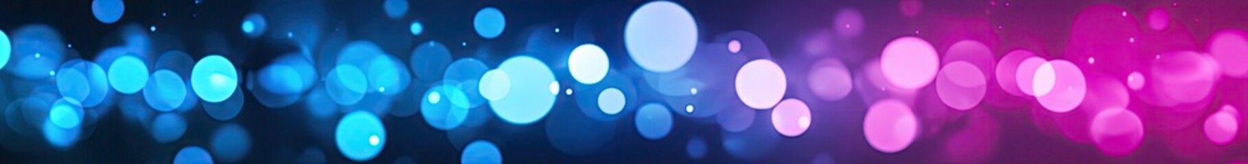 Poster - A vibrant abstract background featuring a blend of purple and blue bokeh lights. creating a festive atmosphere suitable for celebrations. events. or digital design projects