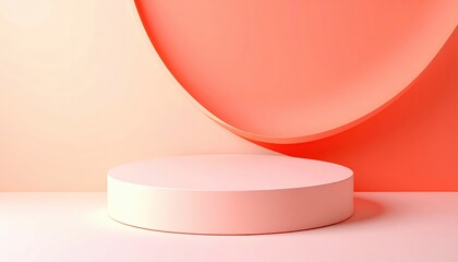 Poster - Dynamic design showcase minimalist studio product display modern environment eye-level view visual concept