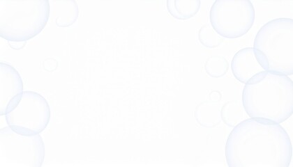 Poster - Bubbles floating abstract background digital art clean environment close-up view visual concept for relaxation