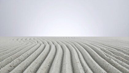 Poster - Creating intricate patterns in sand seaside photography minimalist close-up artful expressions