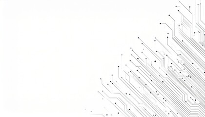 Aufkleber - Innovative technology event showcasing circuit patterns digital space visual art modern environment aerial view