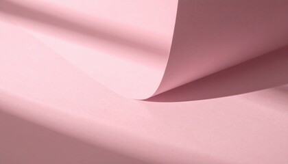 Poster - Flowing pink fabric texture studio setting abstract image soft lighting close-up view textile concept