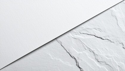 Poster - Interior design inspiration modern white and gray textures minimalist space photography contemporary aesthetic