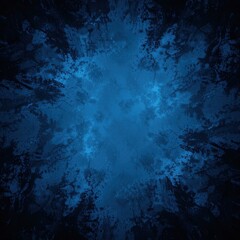 Wall Mural - dark grainy texture blue black abstract background