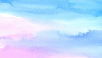 Poster - Abstract watercolor art digital creation soft pastel colors tranquil environment artistic viewpoint