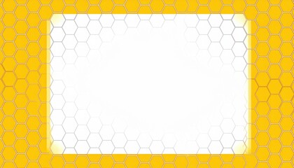 Poster - Creating honeycomb patterns apiary graphic design vibrant yellow environment abstract viewpoint visual concept