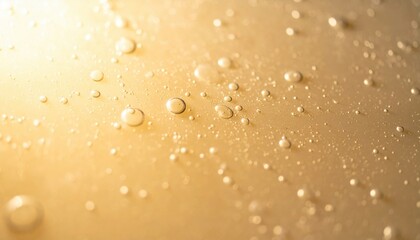Poster - Bubbling water action studio abstract photography warm environment close-up view fluid dynamics