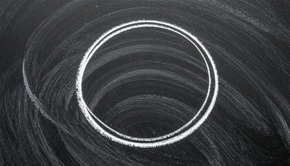 Poster - Artistic circular design digital canvas abstract illustration creative space overhead view minimalism concept