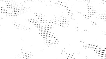 Poster - Halftone dotted texture background in black and white. Vector overlay design with abstract grunge dots. Monochrome halftone effect texture.