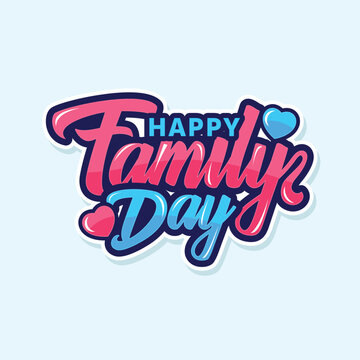 Celebrating happiness and joy with family