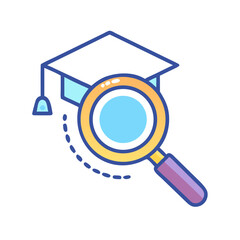 Poster - Analyzing Education Trends: Magnifying Glass Over Graduation Cap