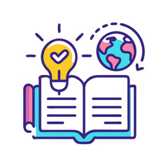 Poster - Open book leading to global ideas and solutions