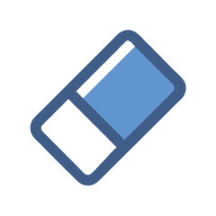 Poster - Eraser icon isolated on White Background, simple flat design