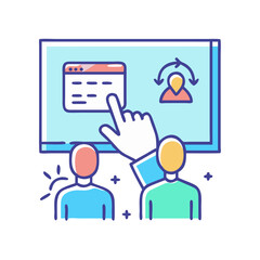 Poster - Vector Illustration: User Feedback and System Adaptation Design