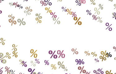 Poster - percent sign percentage icon interest rate