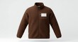 © Adeeva - Brown fleece jacket with label