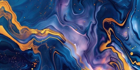 Poster - Abstract universe of colorful light sparkling particles scattered across space background, create wonderful electric effect perfect for designs that aim to evoke sense of energetic and fantasy. AIG61.