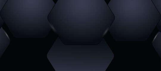 Poster - black abstract background. dark neutral backdrop for presentation design. darkness base for website,