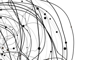 Fototapete - Concept of AI technology, Motion of digital data flow.