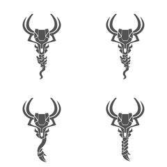 Fototapete - Mystical Symbol Variants: A detailed illustration showcasing four distinct variations of a mysterious symbol, each exuding an aura of ancient mysticism and power.