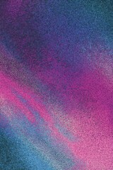 Poster - Abstract Spray Paint Art Texture Background Gradient in Blue Purple and Pink Close Up Shot