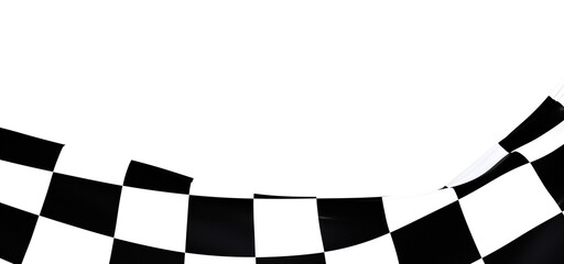 Poster -  finish flag digital 3d race