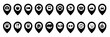 © NadeAnamta - Set of map pointer icons, icons of map pointer , set of map pointer, pointer icon set, icon set of map pin, pin icon, jungle, restaurant, sea, hotel, hospital, school, house, zoo, station, airport