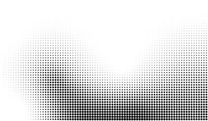 Leinwandbilder - Abstract background with halftone noise. Vector stipple pointillism texture. Sand, grain gradient pattern on transparent background.	