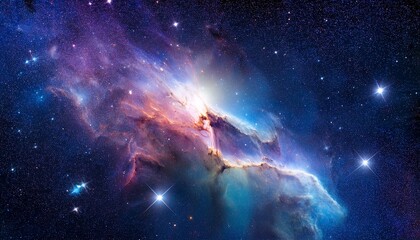 stars nebula on a background of outer space