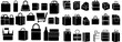 © Andrei - Modern icons of boxes isolated on a white background, used for packaging, are available for web, mobile apps, and UI design