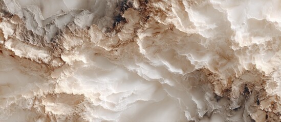Poster - Abstract Onyx Texture in Beige and White, Evoking Luxury and Sophistication for Interior Design and High-End Branding : Generative AI