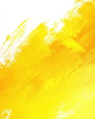 Poster - Golden Brushstroke Texture on White Background Abstract Art Painting Style Close Up View for Design Element