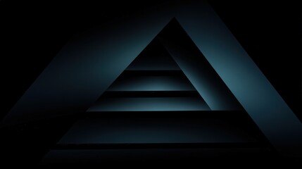Poster - dark triangle background with subtle gradient transitions between shades of blue, offering a professional and sophisticated feel for business designs