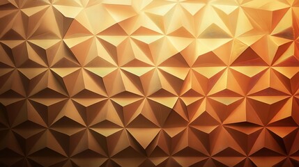 Poster - triangular pattern background with soft lighting and gradient tones, giving a soothing and balanced effect, ideal for a calm and relaxing atmosphere