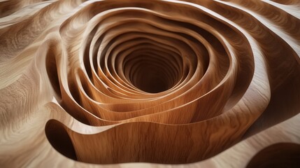 Poster - multi-layered concentric rings, soft glows, and digital distortions that form an abstract yet captivating focal point at the core