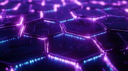 Poster - technology lines forming a digital lattice, where each connection point glows and pulses, symbolizing real-time data flow in a modern tech ecosystem