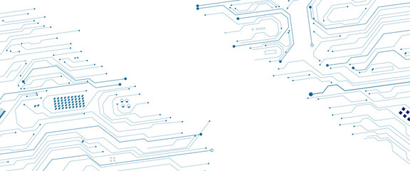 Fototapete - Abstract digital background of points and lines. Glowing grey plexus. Big data. Network or connection. Abstract technology science background.