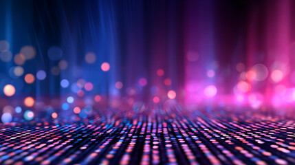 Aufkleber - Digital purple dots background 47060798 2