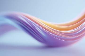 Poster - dynamic swirl of color and movement takes center stage against pristine white background with ample 
