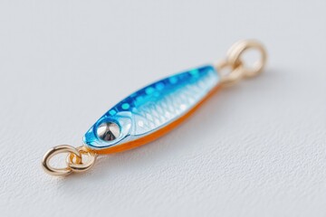 Poster - fishing lure isolated on pristine white background
