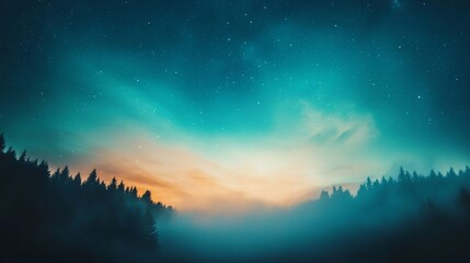 Wall Mural - a night sky with stars