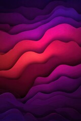 Leinwandbilder - Abstract Magenta and Purple Waves Background Graphic Design Element Layered Texture Close Up