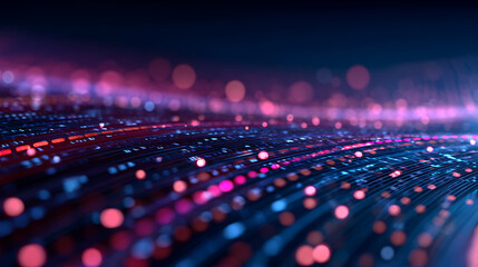 Poster - Abstract technology background. Futuristic user interface. Generative AI 55973940 4