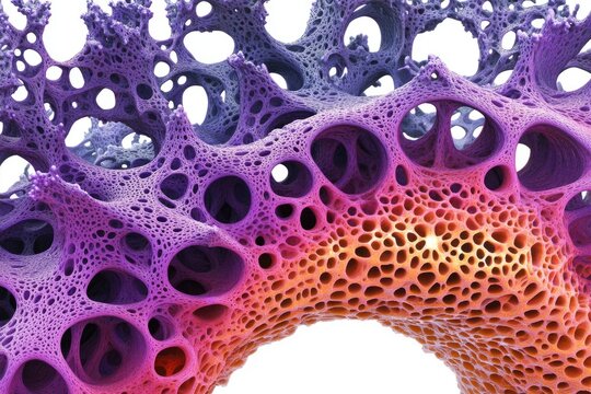 Intricate, Colorful, Abstract, Organic Structure