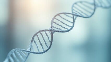 DNA Double Helix in Abstract Style