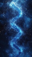 Wall Mural - A winding path of stars and cosmic dust in space
