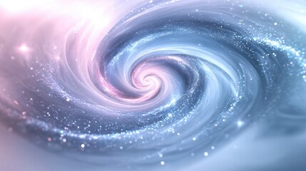 Wall Mural - Spiral Galaxy with Starry Nebula